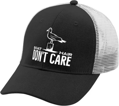 Miniatura 2 de devor Cap Boat Hair Don't Care Baseball Cap for Men Graphic Denim Dad Hat Adjustable