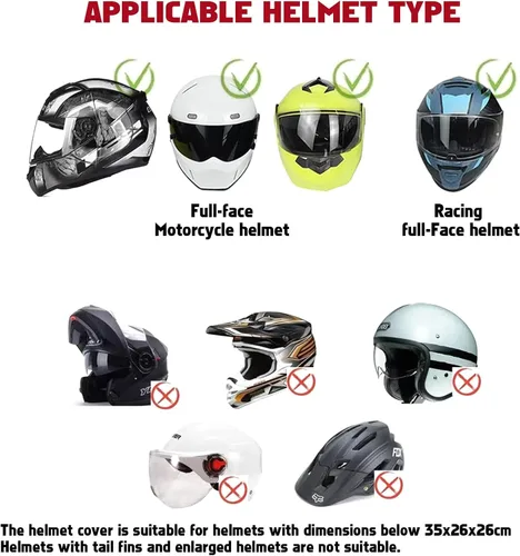 Miniatura 2 de x xotic tech Cubierta para Casco de Motocicleta de Papá Noel Navideño, Cubierta de Felpa para Casco de Cara Completa de Natividad Papá Noel Sombrero
