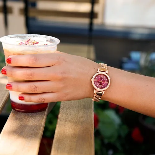 Miniatura 3 de Anne Klein - Reloj de brazalete para mujer con cristales de Swarovski y malla acentuada