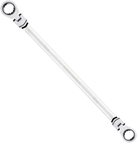 Miniatura 13 de BULLTOOLS - Juego de llaves de trinquete extralargas (6 piezas, acero cromado vanadio, 72 dientes, con métricas, 8mm - 19mm/0.315 in a 0.748 in)