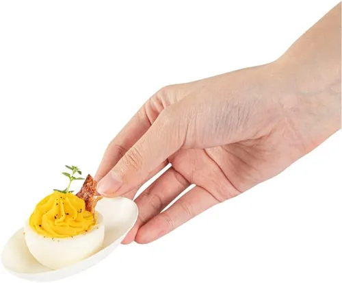 Miniatura 12 de Restaurantware Platos de degustación sin PFAS añadido de 3.2 x 2.1 pulgadas, 100 platos desechables, compostables para el hogar, aptos