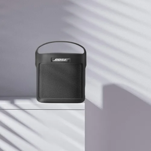 Miniatura 7 de Funda protectora de silicona con asa compatible con Bose SoundLink Color Speaker II (gris oscuro)