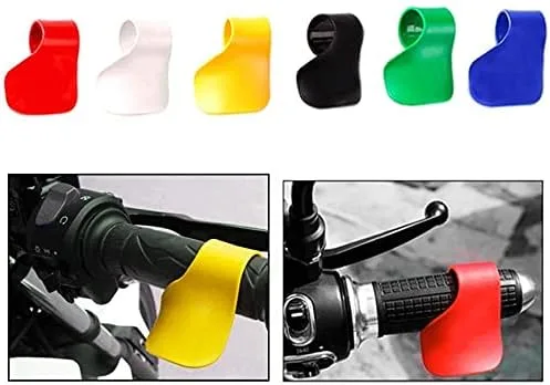 Miniatura 3 de Soporte para acelerador de motocicleta sin calambres, reposamuñecas, agarre de control de ayuda de crucero de 1 pulgada, color negro, duradero