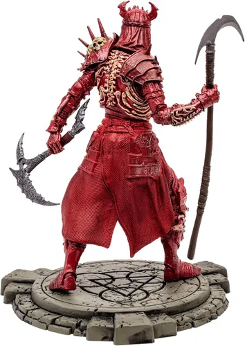 Miniatura 12 de McFarlane Toys - Diablo IV Rend Bárbaro y Nigromante de Sangre Paquete de 2 Figuras Posadas con Etiqueta de Oro 1:12 Escala 1:12, Etiqueta Dorada