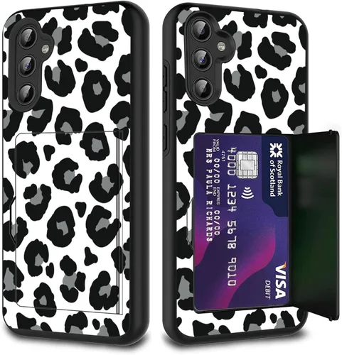 Miniatura 8 de Funda híbrida de doble capa con función atril para Samsung Galaxy A16 5G de 6.9 pulgadas, diseño de vaca con bandera estadounidense