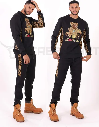 Miniatura 3 de SCREENSHOT APPLIQUE F11966 Premium Fleece Streetwear Chenille EMB Crew Neck Sweatshirt - Classic Fit