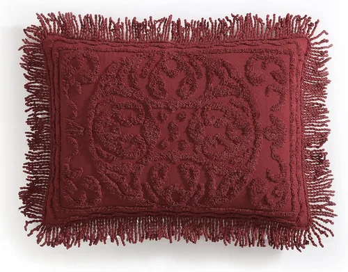 Miniatura 29 de Beatrice Home Fashions Colcha de Chenilla con Medallón, Full, Blanco