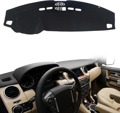 AUQDD Alfombrilla de Cubierta del Tablero Compatible con La-nd Rover LR3 2005 2006 2007 2008 2009 /2010-2016 LR4, 2006-2009 Range Rover Sport,