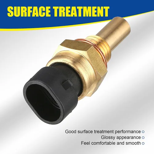 Miniatura 3 de 1 paquete de sensor de temperatura del motor del coche con enchufe, sensor de temperatura ECT de metal duradero para vehículos, piezas de reemplazo