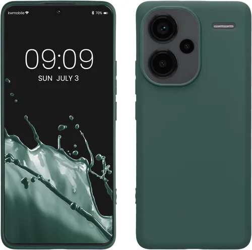 Miniatura 126 de kwmobile Funda compatible con Xiaomi Redmi Note 11 / Note 11S - Funda protectora de silicona TPU suave y delgada - Azul Báltico