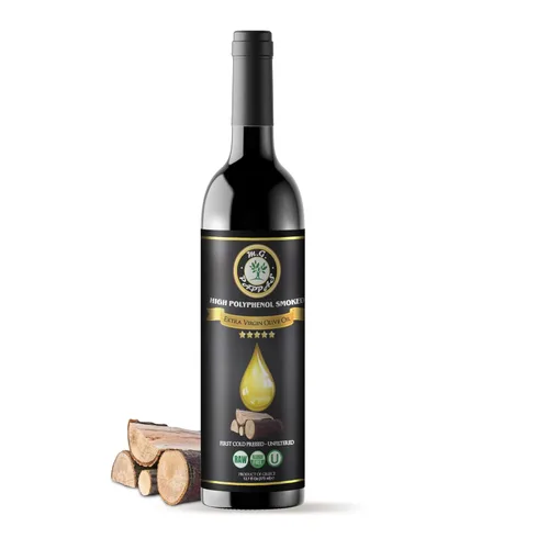 Miniatura 9 de M.G. PAPPAS Aceite de oliva extra virgen infundido con albahaca rico en polifenoles - Aceite de oliva griego prensado en frío y sin filtrar - Alto