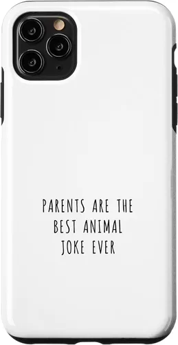 Miniatura 13 de iPhone XR Parents are the best animal joke ever Case