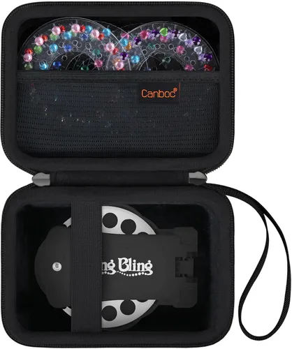 Miniatura 10 de Canboc Estuche de transporte para kit de inicio de diamantes Blinger, caja de colección Blinger Spark, accesorios de malla de bolsillo, gris