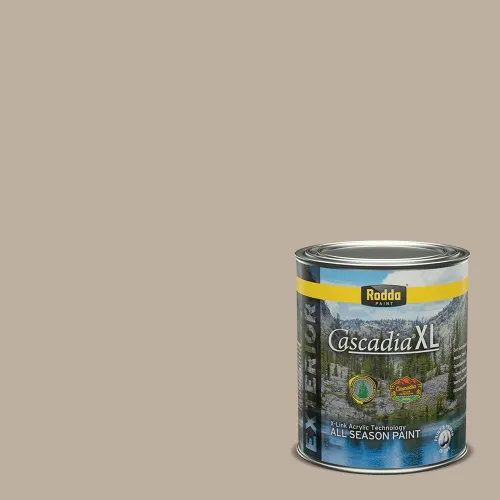 Miniatura 127 de Rodda Paint CASCADIA XL Pintura e imprimación satinada exterior en uno, cuarto de galón, abulón