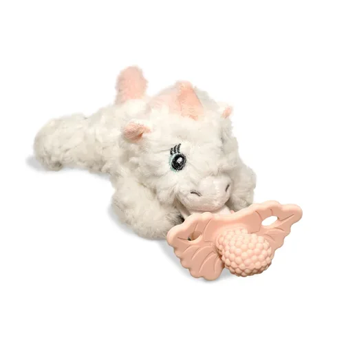 Miniatura 16 de RaZbaby Dragon RaZbuddy con Chupete RaZberry para Alivio de la Dentición – Alivia las Encías Doloridas con Textura Inspirada en la Naturaleza