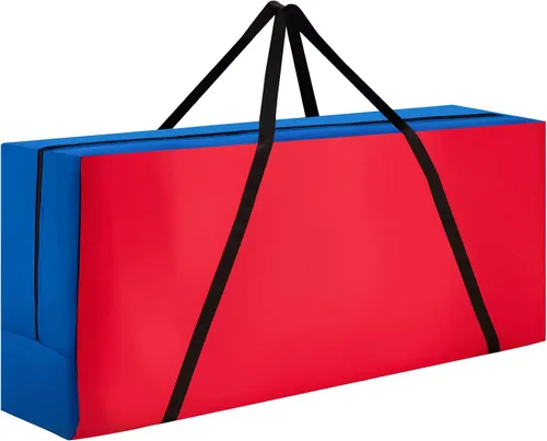 COSTWAY Bolsa de transporte gigante 4 en una fila, bolsa de almacenamiento para juego gigante gigante de 4 en fila (juego no incluido), para juego
