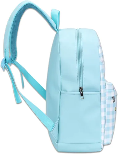 Miniatura 4 de Roffatide Dibujos animados Cinnamoroll Todo Sobre Impresión a Cuadros Casual Mochila Linda Mochila Viaje Bicicleta Mochila Senderismo Mochila Azul