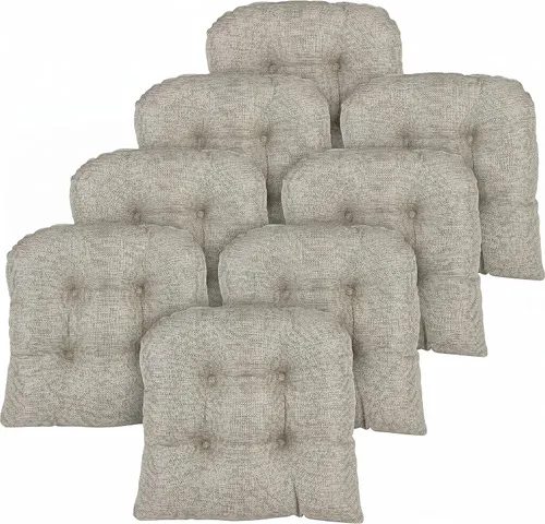 Miniatura 94 de Klear Vu Gripper Overstuffed - Cojines universales antideslizantes para silla de comedor para decoración de cocina o uso de oficina, almohadilla
