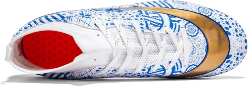Miniatura 3 de Zapatos de fútbol para niños con tacos de fútbol para jóvenes, botas altas para entrenamiento al aire libre