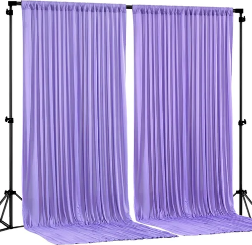 Miniatura 43 de Cortinas de Fondo Beige - Cortinas de Poliéster Sin Arrugas para Fotografía, Cortinas de Fondo para Fiestas, para Decoraciones de Baby Shower