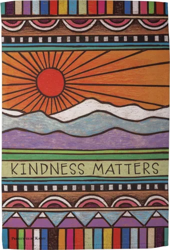 Miniatura 2 de Primitives by Kathy Bandera de jardín Kindness Matters