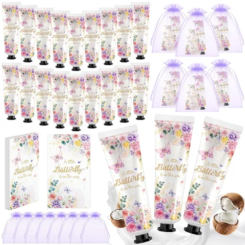 Miniatura 7 de 24 juegos de crema de manos para baby shower, elefante azul, regalos de despedida de soltera, agradecimiento, crema de manos para invitados, loción