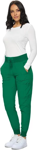 Miniatura 3 de Pantalones quirúrgicos acanalados para mujer