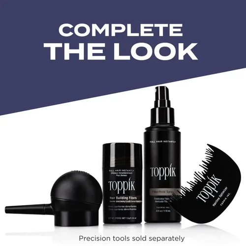 Miniatura 10 de Toppik Hair Building Fibers, Fill In Fine or Thinning Hair Instantly Thicker, Fuller Looking Hair 9 Shades,4 size options
