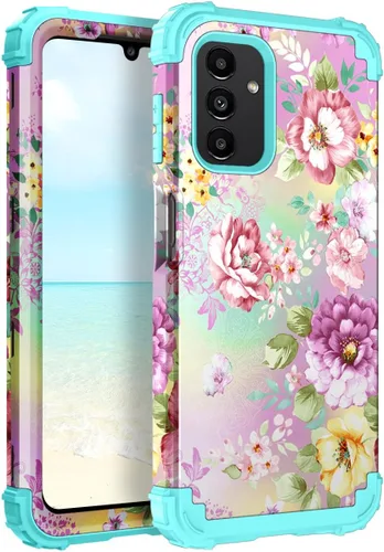 Miniatura 35 de Hocase Funda para Galaxy A37 5G, protección resistente a prueba de golpes, parachoques de goma de silicona suave+funda protectora híbrida