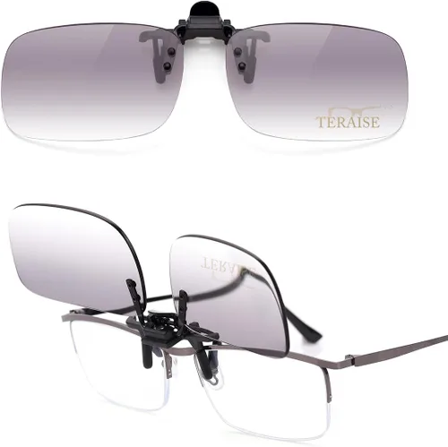 TERAISE Lentes de lectura con clip para lentes, lupas de bloqueo de luz azul, lentes lectores para mujeres y hombres