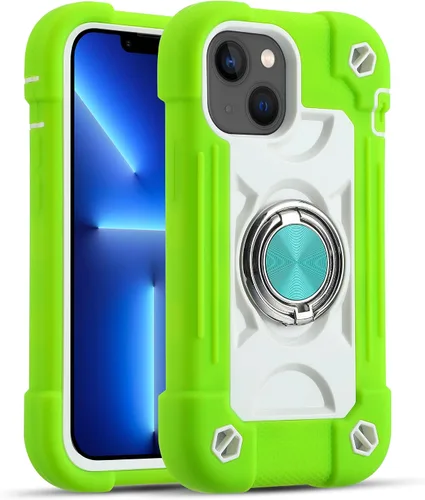 Miniatura 77 de MARKILL Funda compatible con iPhone Air de 6.5 pulgadas 2025 con soporte de anillo giratorio de 360 grados, protección contra caídas de grado
