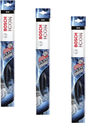 Miniatura 6 de BOSCH 21A ICON - Escobilla de limpiaparabrisas de haz de alta calidad; 21 pulgadas, individual