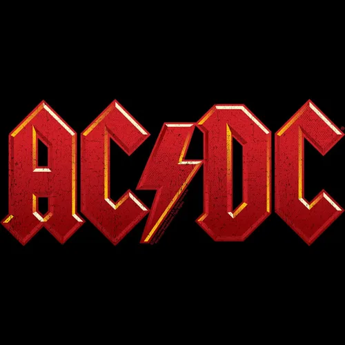 Miniatura 2 de ACDC Hard Rock Band Music Group - Camiseta sin mangas con logotipo desgastado para mujer, Rojo