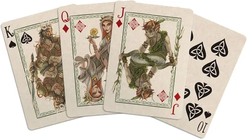 Miniatura 3 de Gent Supply - Juego de cartas Bicycle Creatures of The FAE, color verde