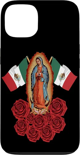 Funda para iPhone 13 Nuestra Señora Virgen De Guadalupe Virgen María Mexicana
