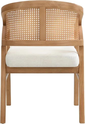 Miniatura 11 de Christopher Knight Home Faritel Juego de 2 sillas modernas de comedor de madera, sillas de cocina tapizadas en tela, sillas laterales cómodas