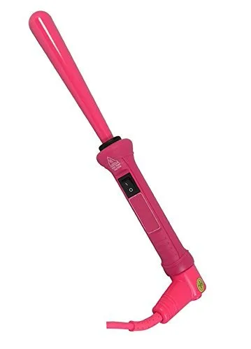 Rizador giratorio Neo Hot Pink Twister – Tecnología infrarroja, rizos perfectamente definidos, de larga duración, rizador único de acción de presión