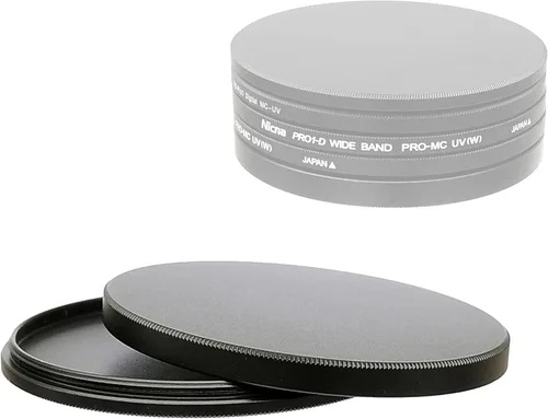 Fotasy Tapa de filtro de metal, aleación de aluminio, apilamiento delgado para filtro UV CPL Fader ND de 1.594 in