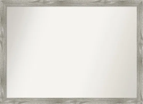 Miniatura 493 de Amanti Art Espejo personalizado, espejo de baño gris plomo a rayas, espejo de pared o espejo de tocador de baño sobre el fregadero