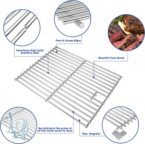 Miniatura 5 de Rejillas de cocina de 17 pulgadas para Home Depot Nexgrill 720-0830H 720-0830D 720-0783E 720-0783C para piezas de repuesto Nexgrill de 4 quemadores
