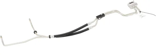 GM Genuine Parts 84828848 Kit de manguera para enfriador de aceite de motor con soporte, junta y perno, color negro