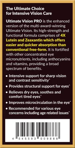 Miniatura 8 de AFC Japan Ultimate Vision PRO - Fórmula mejorada y de tamaño mejorado, vitaminas de apoyo para la salud ocular con luteína, zeaxantina, arándano