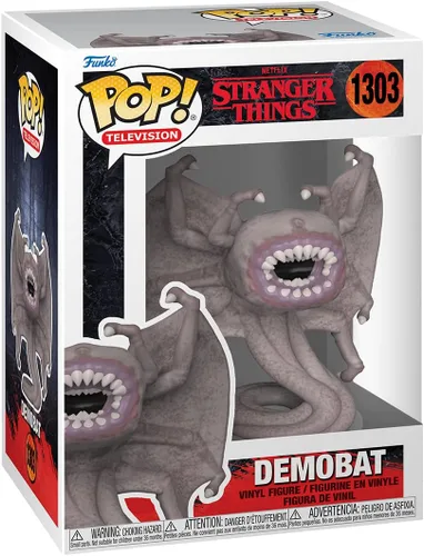 Miniatura 2 de POP [Stranger Things - Demo-Bat [Temporada 4] Funko - Figura de vinilo con funda protectora de caja compatible, multicolor, 3.75 pulgadas