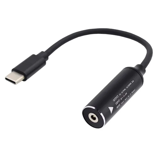 Miniatura 9 de cablecc 0.098x0.028 in Entrada DC Jack a USB-C Tipo-C Cable de carga de enchufe de alimentación para PD 9V 15V 20V 65W Teléfono portátil