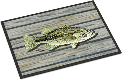 Caroline's Treasures 8493-MAT - Tapete para puerta delantera, 18 x 27 pulgadas, para interiores y exteriores, para entrada, antideslizante, lavable,