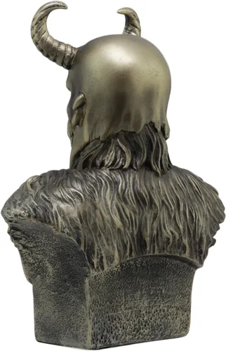 Miniatura 6 de Ebros Shapeshifter Half God and Half Jotunn Loki Busto Estatua 10.25 pulgadas de alto nórdico vikingo dios del trickster príncipe Asgard figura