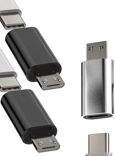 Miniatura 8 de Adaptador micro USB hembra a USB C macho (paquete de 3) compatible con Samsung Galaxy Note 10 S21 S20 Pixel 5XL iPad Pro Air4 LG Ultra Z Flip