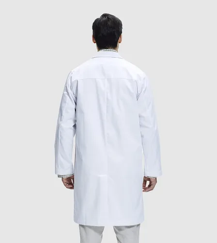 Miniatura 2 de Dr. James Cotton Lab Coat, 100% Cotton, Multiple Pockets, Classic Fit, 39 Inch Length, White