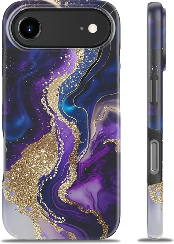 Miniatura 231 de Goodon para iPhone 17 Pro, Funda Estética de Gato Negro y Niña Naranja, Compatible con Magsafe, Funda Protectora Retro Única y Moderna de Silicona