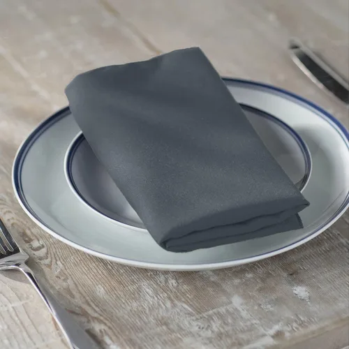 Miniatura 117 de LA Linen Paquete de 10 servilletas de popelina de poli, servilletas de tela suave, servilletas lavables y reutilizables, servilletas de mesa
